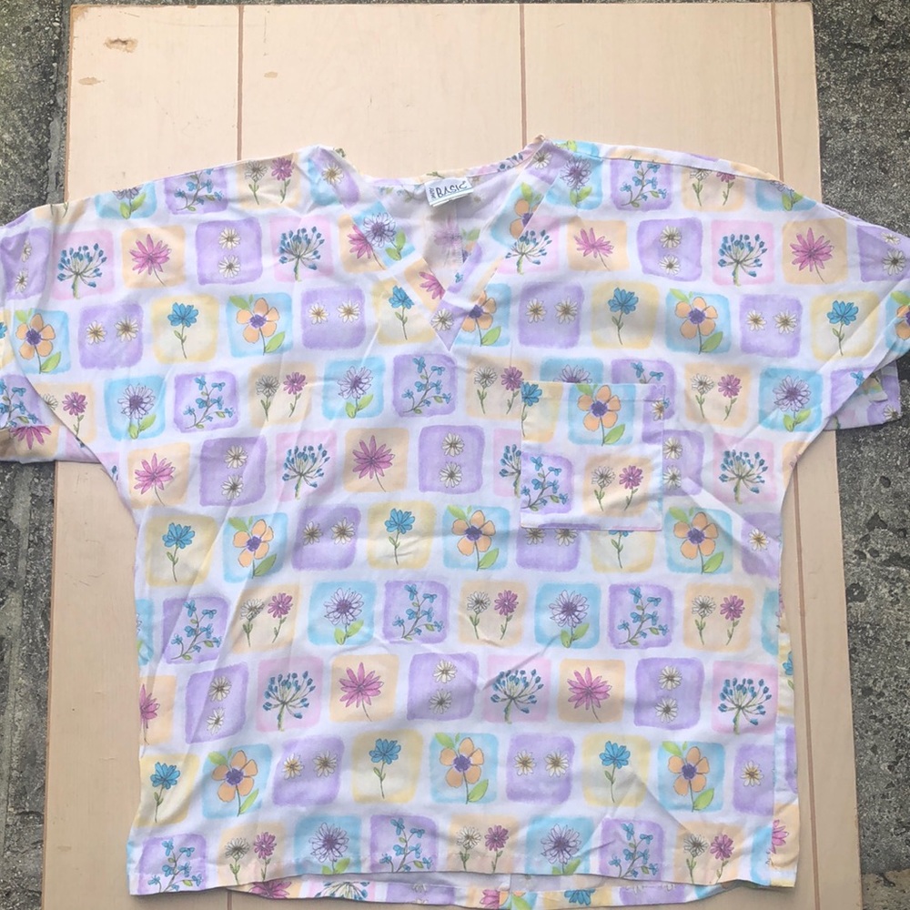Medical Nurse Scrub Top.